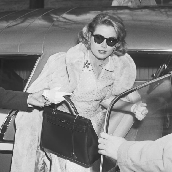 Large Croc Embossed Handbag - Grace Kelly inspired - Picture 9 of 9